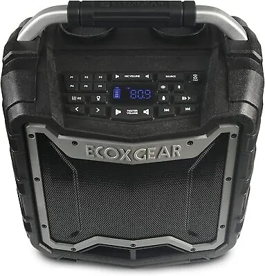 ECOXGEAR EcoTrek GDI-EXTRK210 Rugged Waterproof Floating Portable Speaker - Gray • $62
