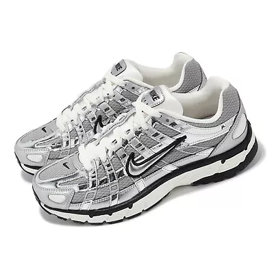 Nike P-6000 Metallic Silver Men Unisex LifeStyle Casual Shoes Sneaker CN0149-001 • $201.30