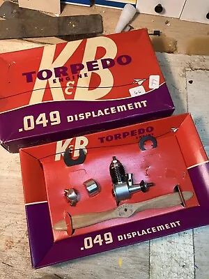 NIB K&B Torpedo .049 R/c C/L Vintage Model Airplane Engine Cox • $59