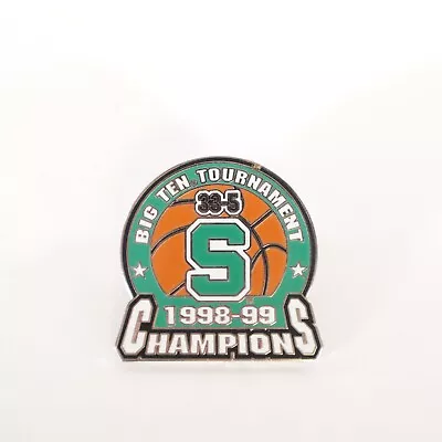 Michigan State Basketball 1998-99 Big Ten Tournament Champions Pin • $19.99