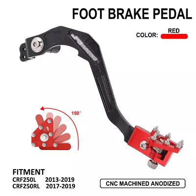 Motorcycle Rear Foot Brake Lever Pedal CNC For CRF250L 2013-19 CRF250RL 2017-19 • $35.99