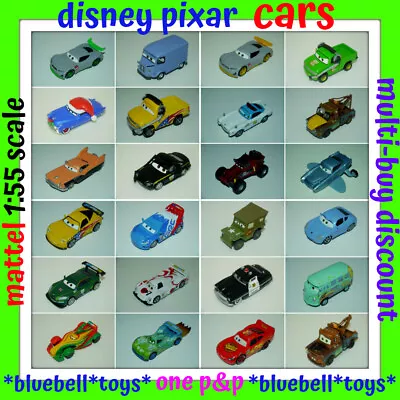 Disney Cars Die Cast 1:55 Scale Multi-auction Huge Choice Mattel _P • £9.99