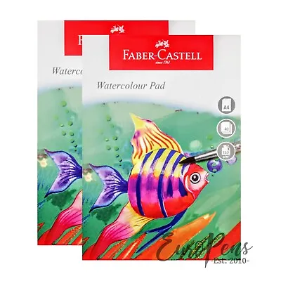 Faber Castell A4 Watercolour Pad  TWIN PACK 40 Pages!! Per Pad  UK Seller • £13.95