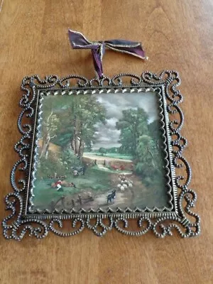 H & R Johnson Ltd Wall Tile Made In England Country Landscape W/man And Animals • $19.95