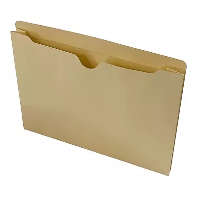 50 Count Smead 100% Recycled Letter Size File Jackets 2  Exp. Straight Cut Tab • $26.38