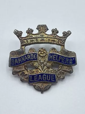 Pre WW2 1937 Silver Hallmarked Bernardo Helpers League Membership Badge • $25.26