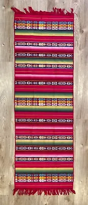 Andean Handmade Serape / Throw / Textile  • $10