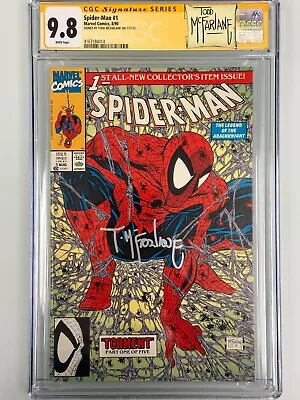 Todd McFarlane SIGNED Spider-Man #1 (1990) AUTO CGC 9.8 SS • $210.50