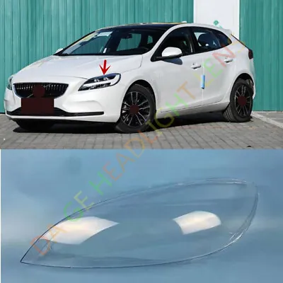 For Volvo V40 2013-2019 Left Side Headlight Headlamp Lens Cover + Sealant • $121.44