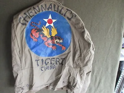 Wwii Style M-41 Noseart Flight / Field  Jacket 14 Th Aaf Flying Tiger  Size 48 R • $350