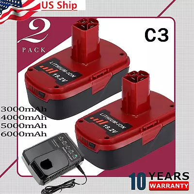 19.2 Volt Battery / Charger For Craftsman XCP C3 DieHard Li-ion 11375 • $22