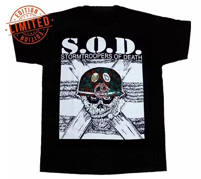 S.O.D. SOD New Black T-Shirt Cotton Unisex Size S-4XL For Fans YH325 • $20.92
