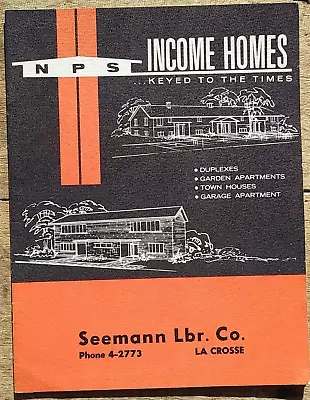 Income Homes 1963 House Floor Plan Catalog Mid Century Modern Architecture • $24