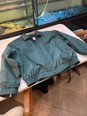 London Fog Limited Edition Jacket Large Vintage Green Mens Removable Liner • $39.99