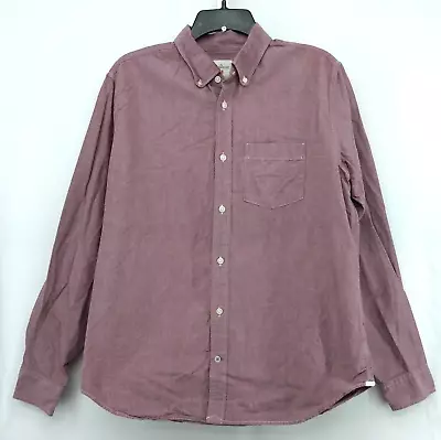 Gap The Modern Oxford Shirt Men Size M Light Purple Long Sleeve Casual Button Up • $10.58