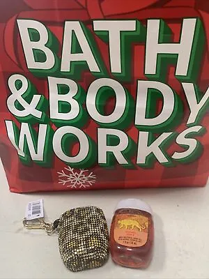£15.99 • Buy Bath Body Works LEOPARD Crystal Rhinestone Hand Sanitation Holder +  Gel