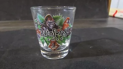 Shot Glass - Disney Rain Forest Cafe - California -Monkeys • $6.50