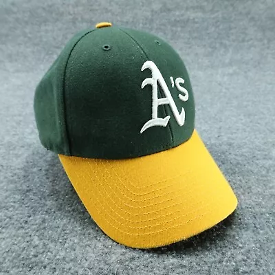 Oakland A's Hat Men's One Size Adjustable Green Baseball Twin Enterprise Cap • $11.11