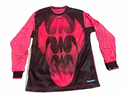 Sondico Long Sleeve Vintage Goalkeeper Padded Jersey Men’s Size Small Pink S • $13.49