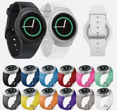 Silicone Replacement Wrist Watch Strap Band For Samsung Gear S2 SM-R720 SM-R730 • $17.91