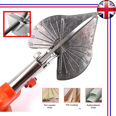 Multi Angle Miter Shear Cutter Adjustable At 45 To 135 Degree Molding Trim Tool • £11.49