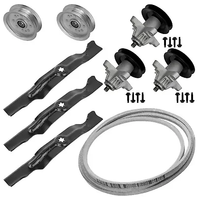 Caltric Spindle & Blade W/ Pulley & Belt For Cub Cadet LGT1050 LTX1050 50  • $87.99