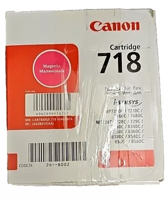 Canon 718 Magenta Toner Cartridge • £35
