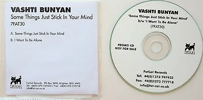 VASHTI BUNYAN- Some Things Just Stick In Your Mind PROMO 2 Track CD (2007) • $6.21