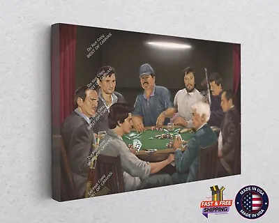 Cartel Mafia Poker Party Real World Painting Canvas Print Art Home Décor Wall • $31.36