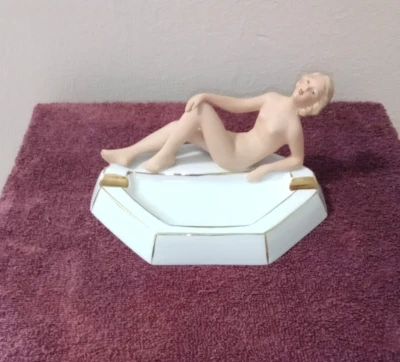 $199.99 • Buy Vintage Nude Lady Porcelain Ashtray Gerold Porzellan Bavaria
