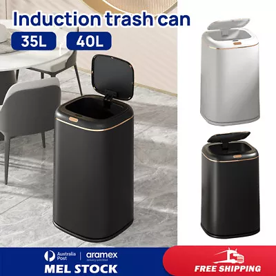 12L-40L Smart Trash Bin Automatic Motion Sensor Rubbish Waste Bin Basket Toliet • $27.99