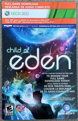 BRAND NEW! Child Of Eden XBOX 360 Digital Download SEALED! • $4.99