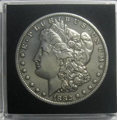 1882 CC $1 Morgan Silver Dollar XF Details Carson City ** Cleaned • $0.99