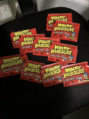 10 - 1986 Topps Wacky Packages Sticker Packs Unopened/Sealed Rare Vintage Item • $25.99