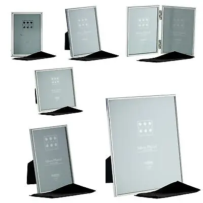 £10.99 • Buy Sixtrees Cambridge Silver Plated Photoframes 3x2 Inch - 10x8inch
