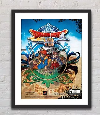 Dragon Quest VIII Journey Of Cursed King PS2 Glossy Promo Poster Unframed G0249 • $14.98
