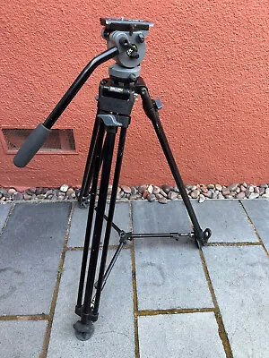 $600 • Buy Miller DS-20 Aluminum Tripod System (Two Stage) With Spreader - 75mm Ball