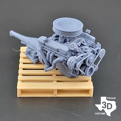 Dodge 440 RB Model Engine Resin 3D Printed 1:24-1:8 Scale • $27.50