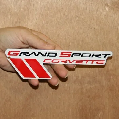 C6 Corvette Grand Sport Metal Magnet Emblem Sign : 7  X 2  • $22.99