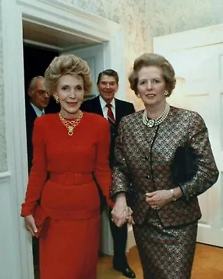 Margaret Thatcher & Nancy Reagan Photo  (210-f) • $11.97