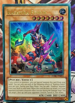 $85 • Buy Yu-Gi-Oh Kashtira Fenrir DABL-EN012 1st Edition Ultra Rare