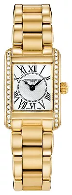 Frederique Constant Women's Gold Stainless Steel Date Watch 21 Mm FC-200MCD15B • $978.99