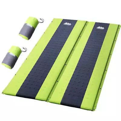 Weisshorn Self Inflating Mattress Camping Sleeping Mat Air Bed Pad Double Green • $55.95