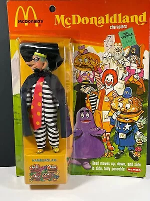 Vintage Remco 1976 Mcdonald's Mcdonaldland Hamburglar Moc Unopened • $49.99