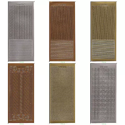 £1.99 • Buy Wavy Lines Borders - Peel Offs - DD - Colourful Stickers For Card-making BOGOF