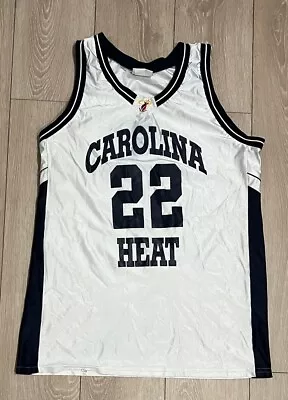 Carolina Heat #22 AAU Basketball Jersey Mens XL White • $15