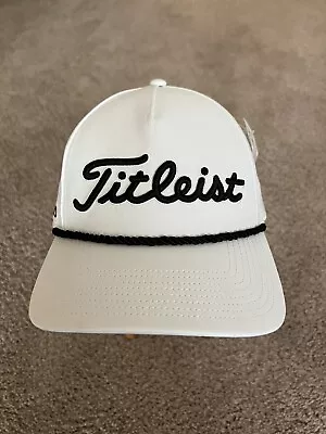 Titleist Golf Hat Cap Inceed Brand New Snapback White Black • $30