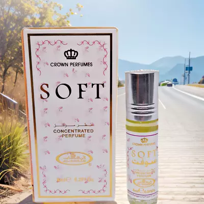 SOFT Concentrated 6ml Roll On Perfume Oil   Arabian Fragrance ORIGINAL HALAL • £4.95