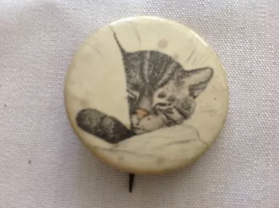 Chesapeake & Ohio Railway Chessie The Cat Pin Back Button • $59.84