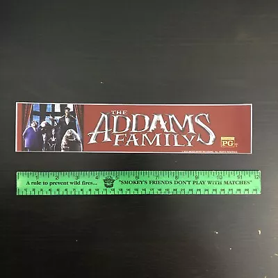 THE ADDAMS FAMILY (2019) Movie Mylar Poster 2.5x11.5 Gomez Morticia Wednesday • $12.99